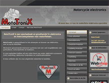 Tablet Screenshot of mototronix.nl